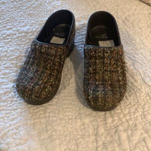Dansko clogs! Tweed material